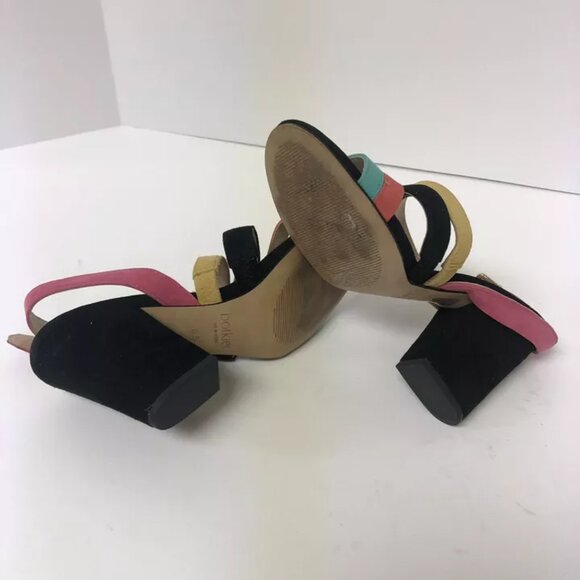 Botkier Women’s Sera, Multi Block Slingback Heels, Size 6.5 M - Picture 6 of 6